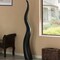 Uniquewise Tall Animal Horn Shape Floor Vase: Elegant Ceramic Black Accent, Antler Design, Set of 3 QI004040.3 - alternate 2